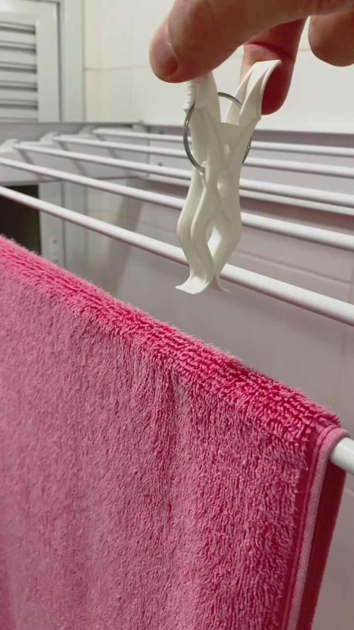 Prendedor de Roupa 5 em 1 Prata